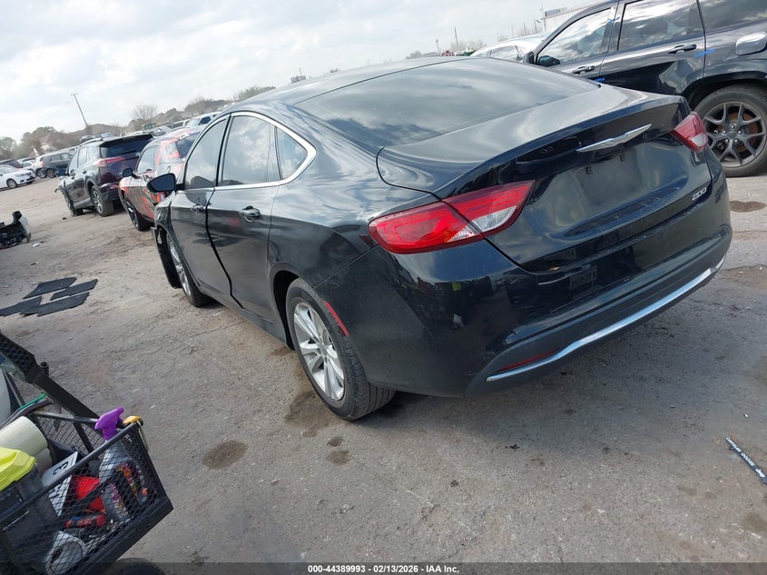 Vin: 1c3cccab9gn123657, lot: 44886547, chrysler 200 limited 20163