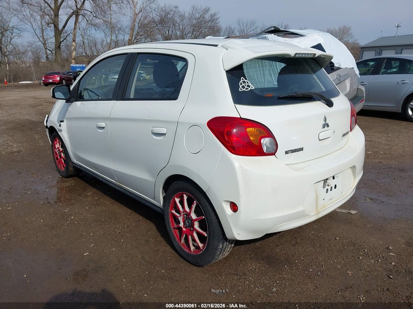 Vin: ml32a4hj1eh026242, lot: 44886615, mitsubishi mirage es 20143
