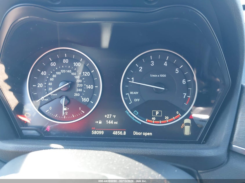 2016 BMW X1 SPORT UTILITY VEHICLE 2.0L I-4 DI, DOHC, VVT, TURBO, 228HP