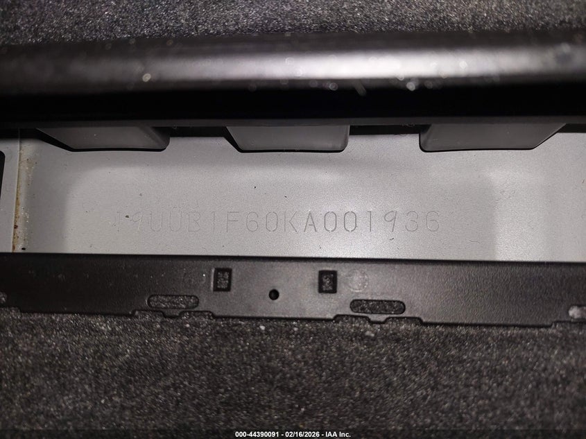 2019 Acura Tlx Tech A-Spec Pkgs VIN: 19UUB1F60KA001936 Lot: 44390091