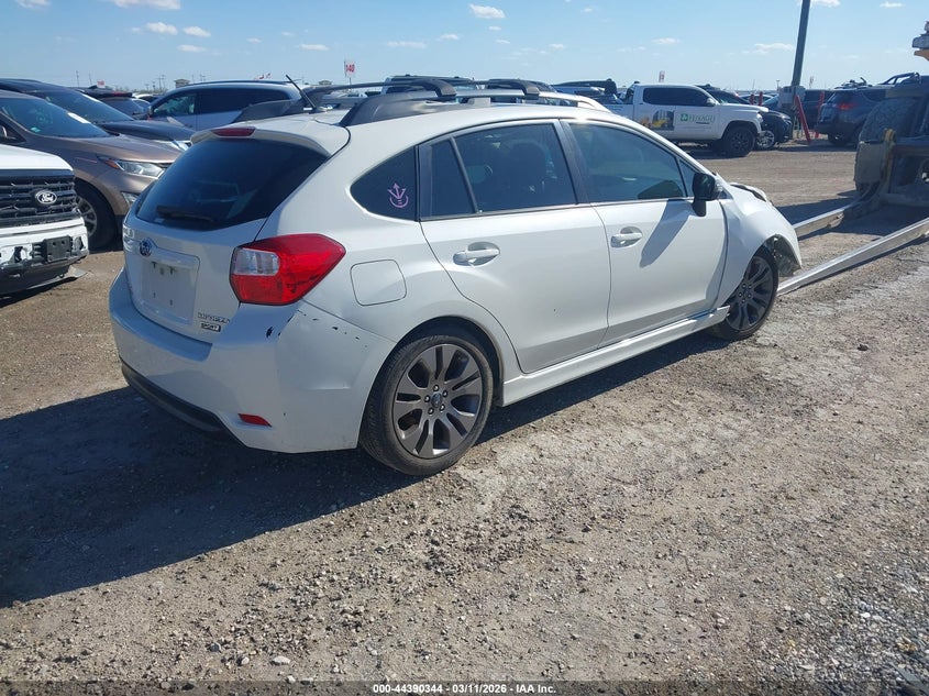 Vin: jf1gpap61g8239701, lot: 44886898, subaru impreza 2.0i sport premium 20164