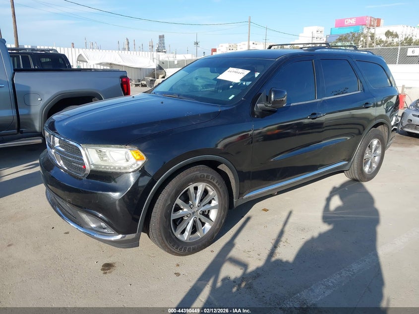 Vin: 1c4rdhdg6fc200809, lot: 44887003, dodge durango limited 20152