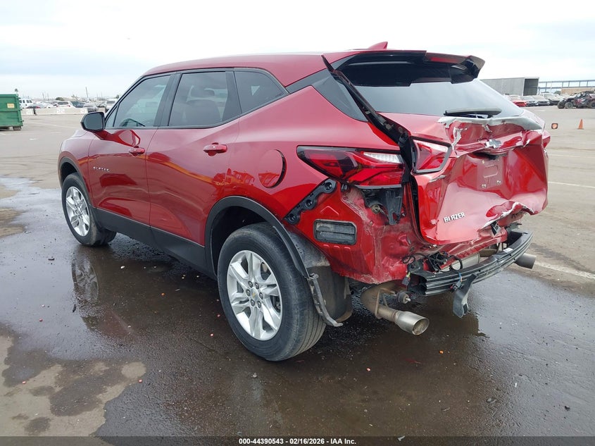 VIN 3GNKBBRA9MS577481 2021 CHEVROLET BLAZER FWD 1LT