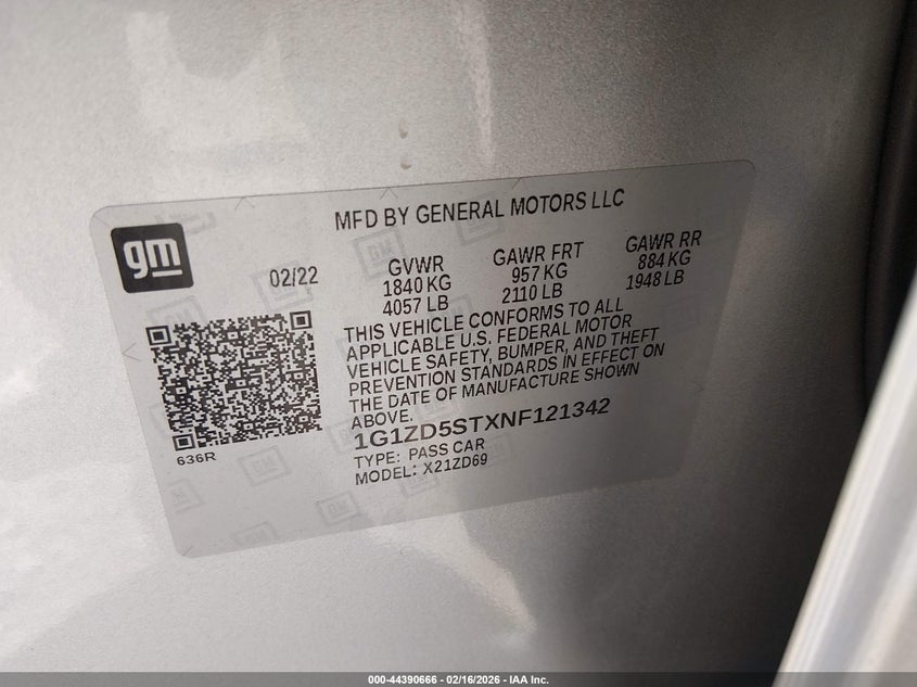 2022 Chevrolet Malibu Fwd Lt #9