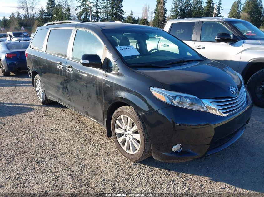 2017 Toyota Sienna Limited Premium 7 Passenger