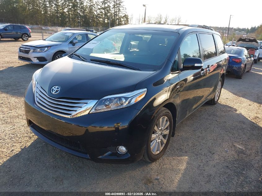 2017 Toyota Sienna Limited Premium 7 Passenger