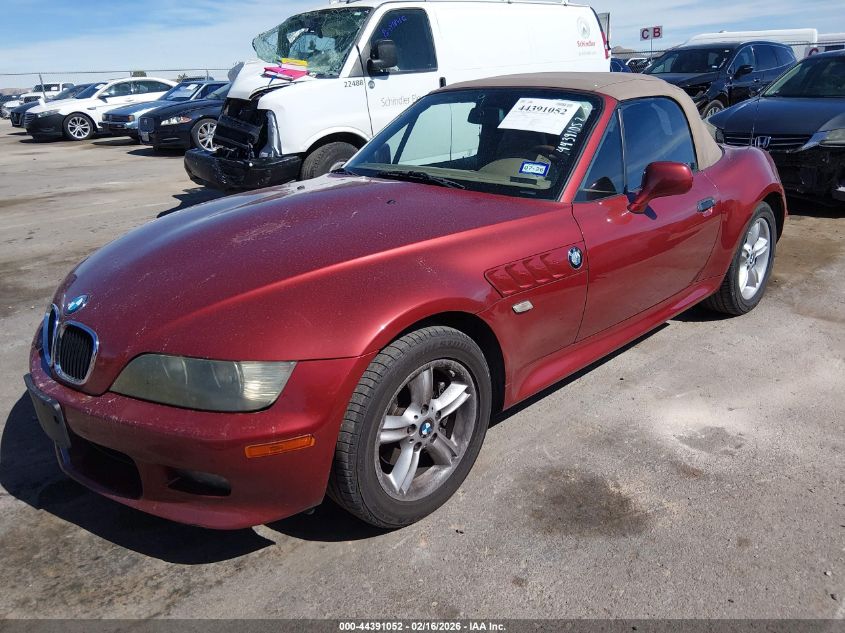 2001 BMW Z3 2.5I