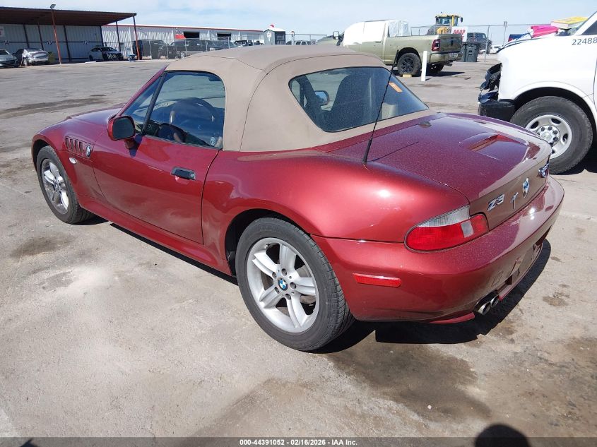 2001 BMW Z3 2.5I