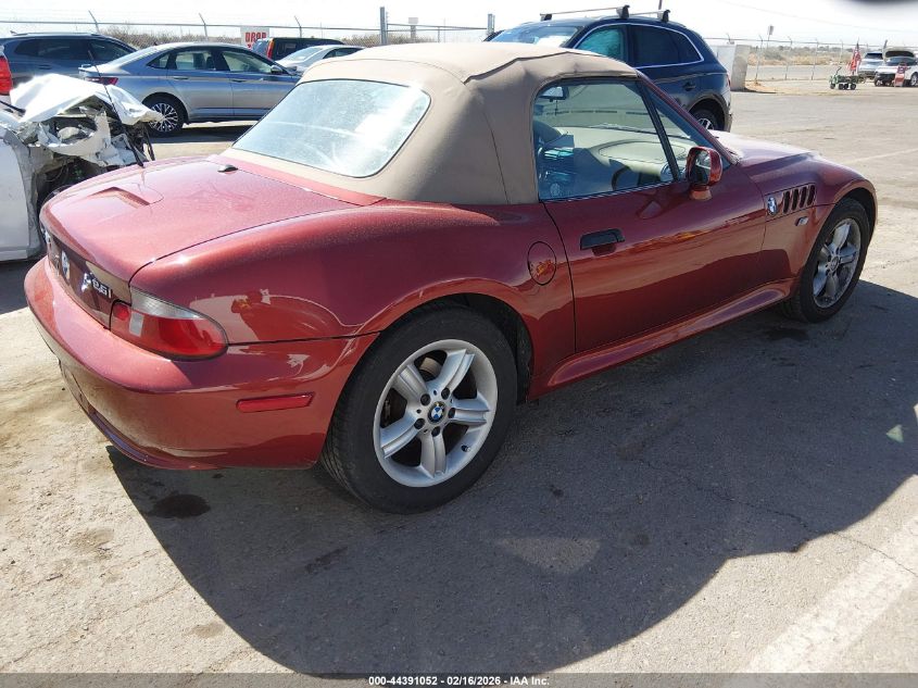 2001 BMW Z3 2.5I
