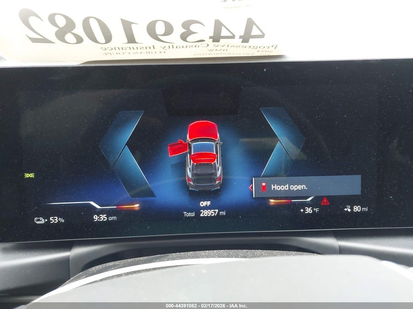 2024 BMW I4 Gran Coupe Edrive35 VIN: WBY43AW0XRFR73272 Lot: 44391082