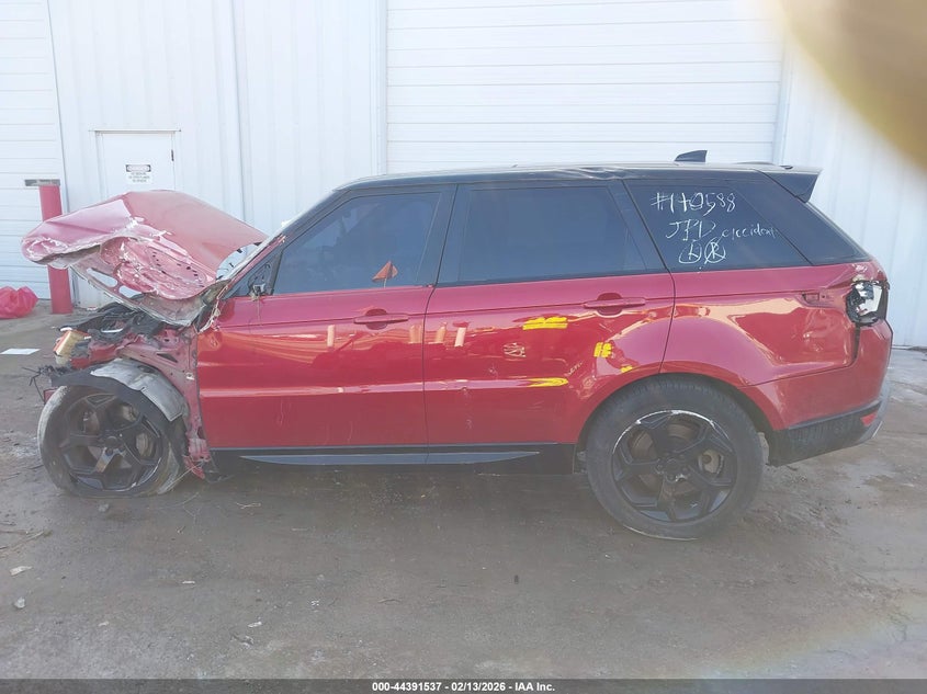 2018 Land Rover Range Rover Sport Hse VIN: SALWR2RV4JA808656 Lot: 44391537