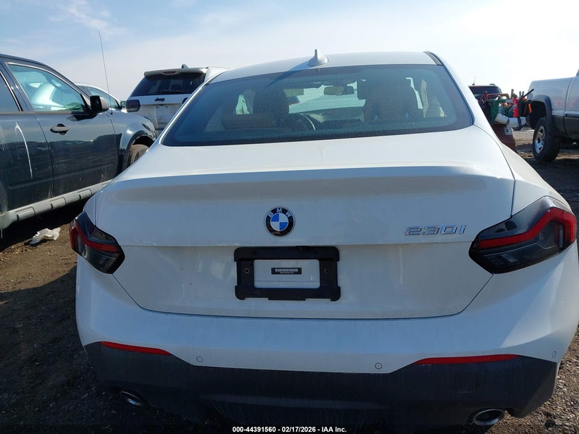 2022 BMW 230 I VIN: 3MW23CM06N8C35783 Lot: 44391560