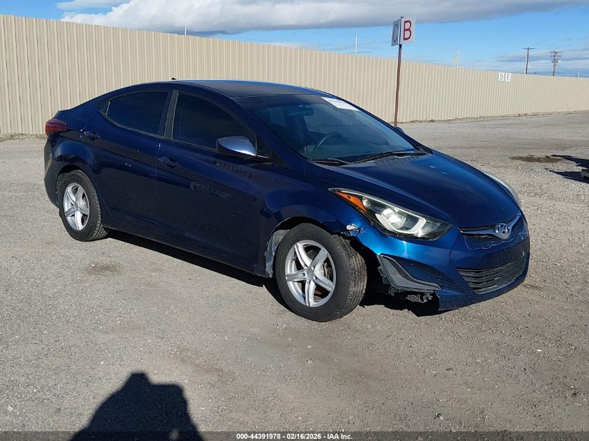 2016 Hyundai Elantra Se