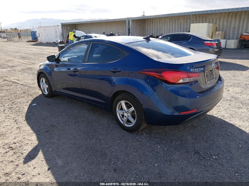 2016 Hyundai Elantra Se