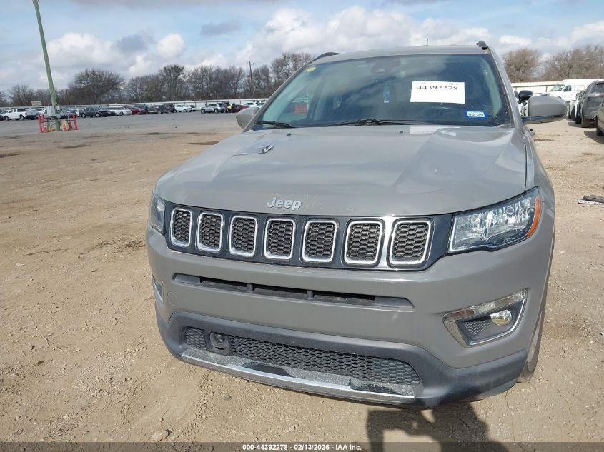 2021 Jeep Compass Limited Fwd VIN: 3C4NJCCB2MT559561 Lot: 44392278