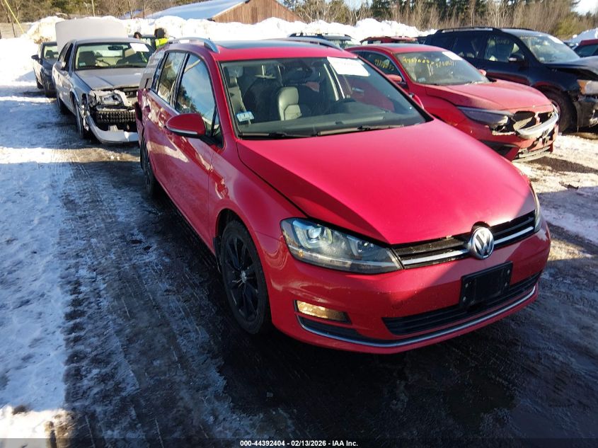2015 Volkswagen Golf Sportwagen Tdi Sel 4-Door