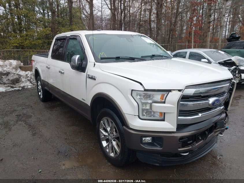 1FTFW1EG7GFC64439 2016 Ford F-150 Lariat auction photo 1
