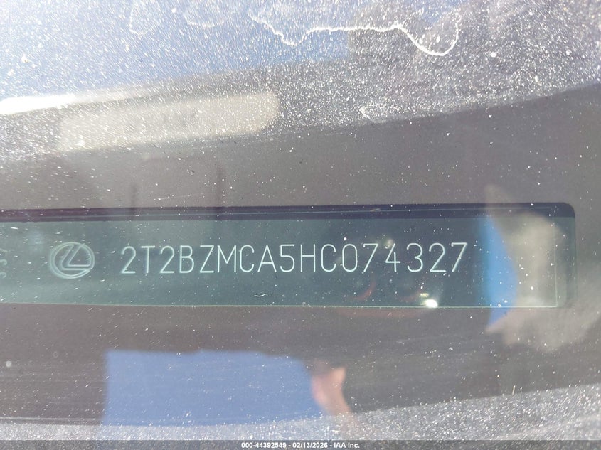 2017 Lexus Rx Rx 350 F Sport VIN: 2T2BZMCA5HC074327 Lot: 44392549