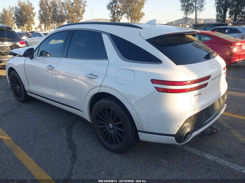 Vin: kmumcdtc9nu034375, lot: 44889367, genesis gv70 3.5t awd sport 20223