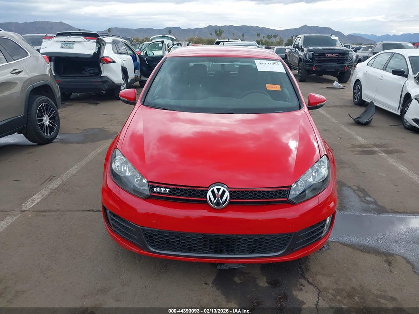 2012 Volkswagen Gti 2-Door VIN: WVWEV7AJ6CW088822 Lot: 44393093