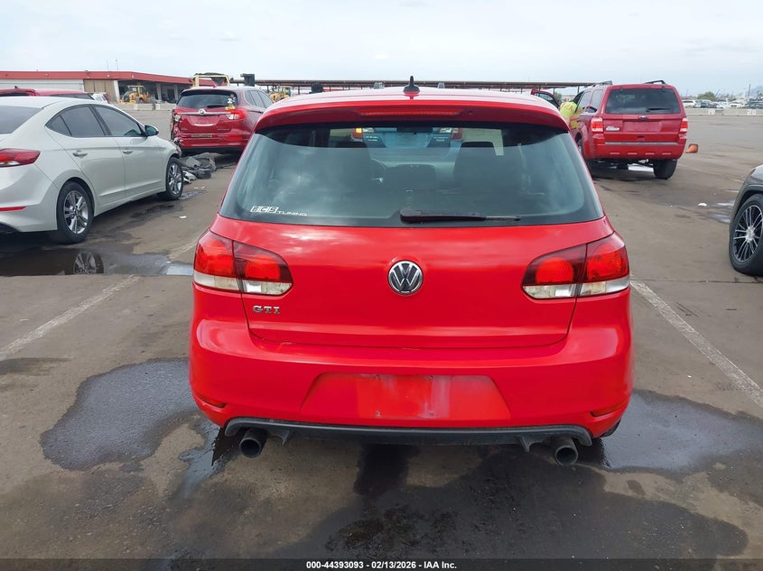 2012 Volkswagen Gti 2-Door VIN: WVWEV7AJ6CW088822 Lot: 44393093