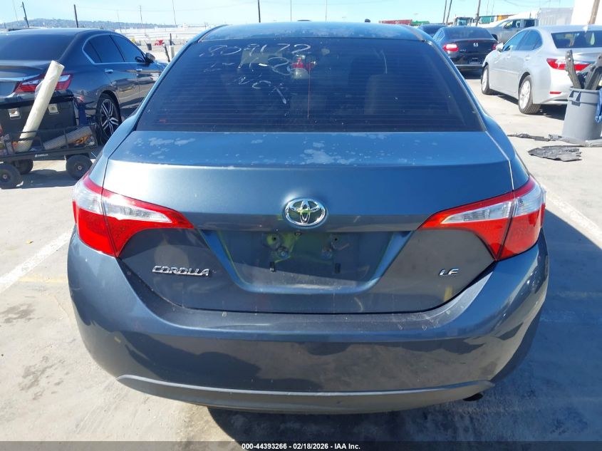 2016 Toyota Corolla Le Plus VIN: 5YFBURHE7GP375045 Lot: 44393266