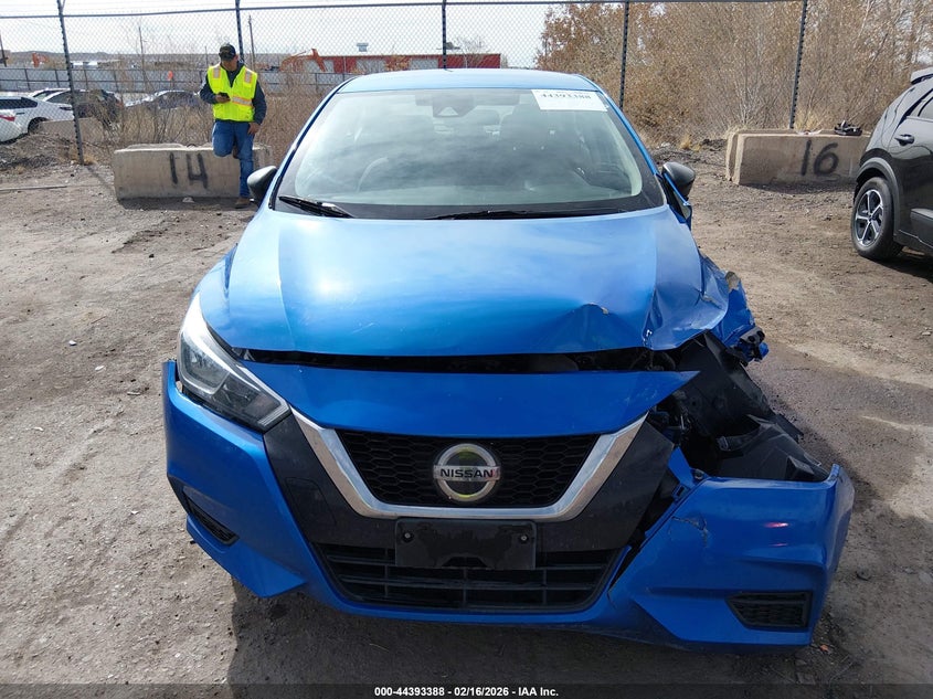 2022 Nissan Versa 1.6 S Xtronic Cvt VIN: 3N1CN8DV4NL833316 Lot: 44393388