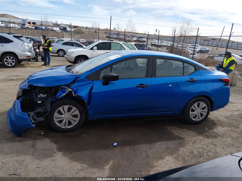 2022 Nissan Versa 1.6 S Xtronic Cvt VIN: 3N1CN8DV4NL833316 Lot: 44393388