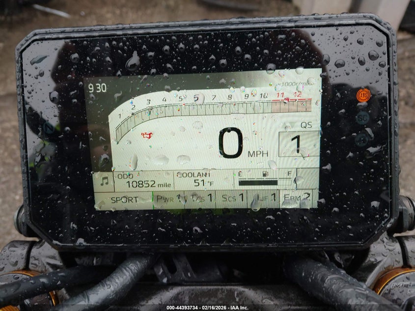 2025 Yamaha Mt09 Sp VIN: JYARN95Y9SA000468 Lot: 44393734