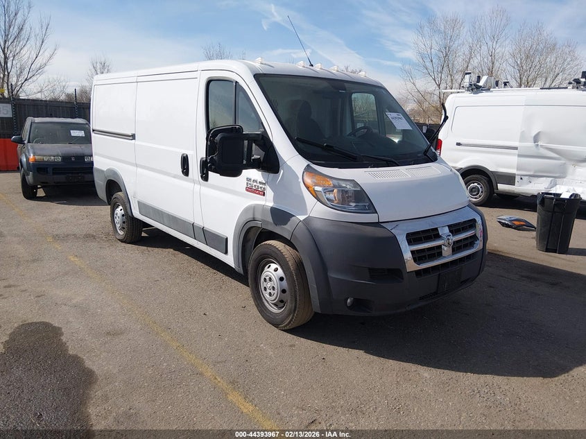 2018 Ram Promaster 1500 Low Roof 136 Wb