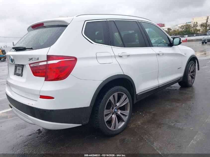 2011 BMW X3 xDrive35I VIN: 5UXWX7C50BL730139 Lot: 44394031