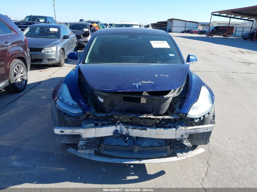 2018 Tesla Model 3 Long Range/Mid Range VIN: 5YJ3E1EA6JF160134 Lot: 44395017