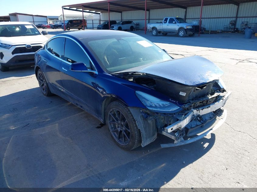 2018 Tesla Model 3 Long Range/Mid Range VIN: 5YJ3E1EA6JF160134 Lot: 44395017