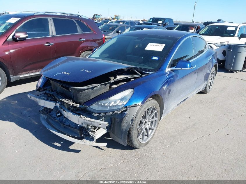 2018 Tesla Model 3 Long Range/Mid Range VIN: 5YJ3E1EA6JF160134 Lot: 44395017