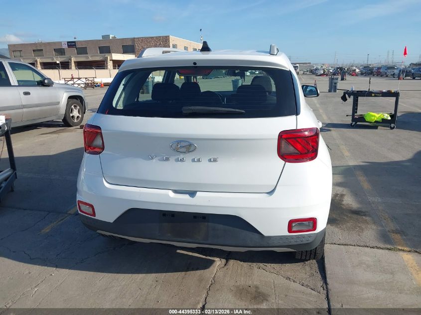 2021 Hyundai Venue Sel VIN: KMHRC8A32MU105610 Lot: 44395333