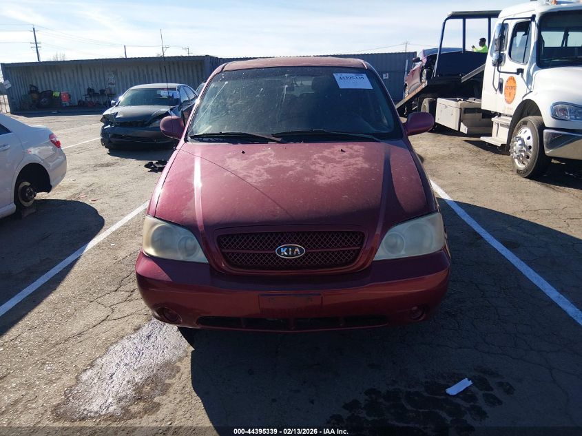 2004 Kia Sedona Ex/Lx VIN: KNDUP131446510801 Lot: 44395339