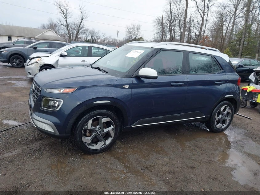 2022 Hyundai Venue Limited VIN: KMHRC8A34NU141431 Lot: 44395489