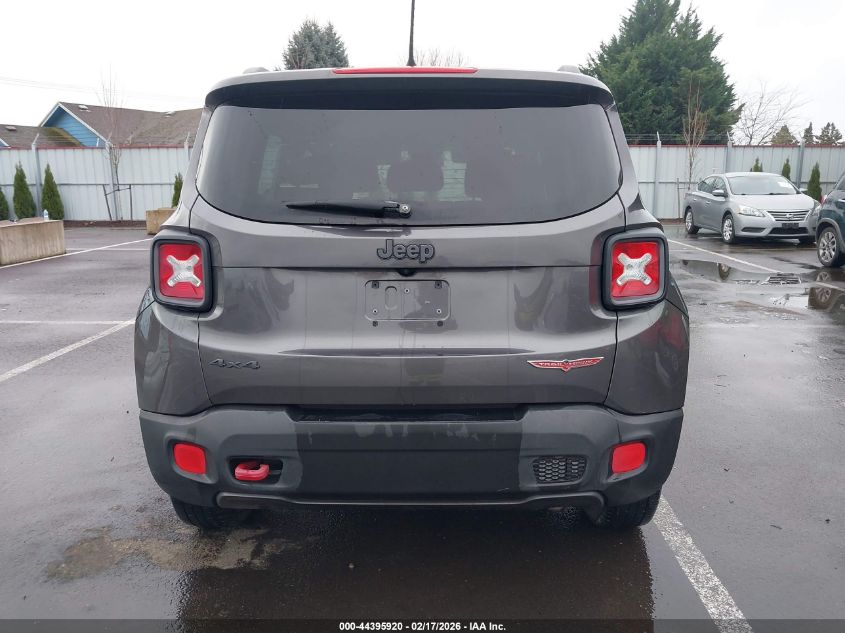 2016 Jeep Renegade Trailhawk VIN: ZACCJBCT5GPD72773 Lot: 44395920