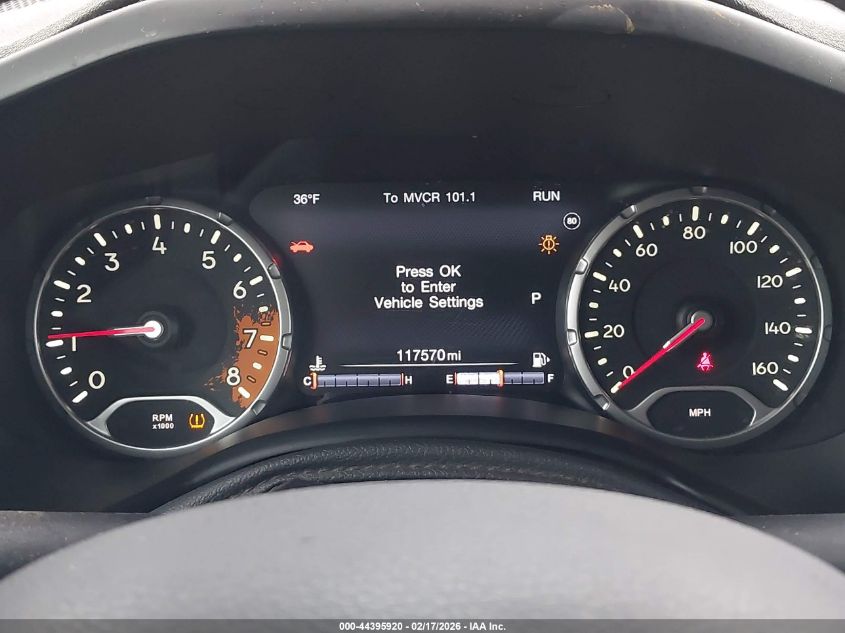 2016 Jeep Renegade Trailhawk VIN: ZACCJBCT5GPD72773 Lot: 44395920