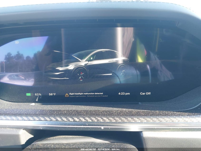 2026 Tesla Model X Plaid VIN: 7SAXCBE63TF477867 Lot: 44396195