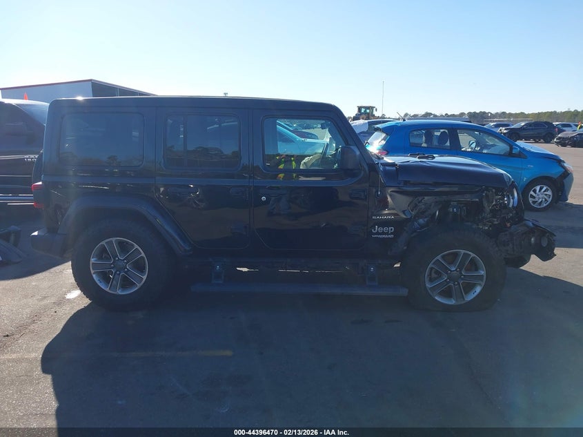 2019 Jeep Wrangler Unlimited Sahara 4X4 VIN: 1C4HJXEGXKW615363 Lot: 44396470