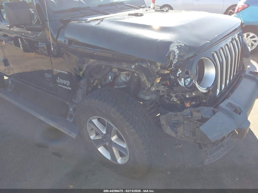 2019 Jeep Wrangler Unlimited Sahara 4X4 VIN: 1C4HJXEGXKW615363 Lot: 44396470