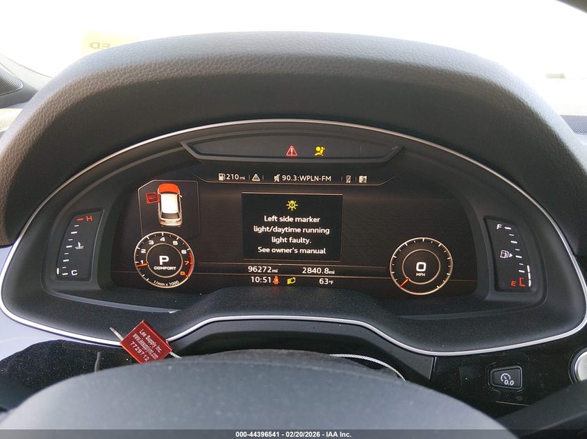 2018 Audi Q7 3.0T Premium VIN: WA1VABF76JD016551 Lot: 44396541