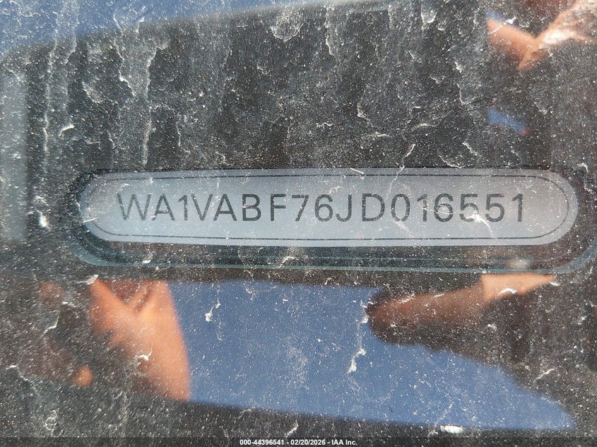 2018 Audi Q7 3.0T Premium VIN: WA1VABF76JD016551 Lot: 44396541