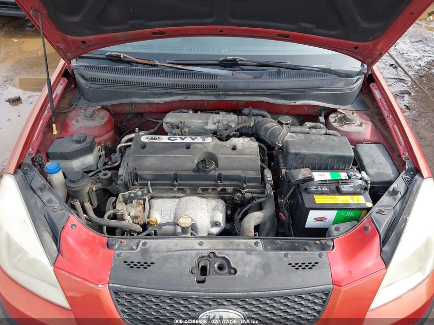 2008 Kia Rio5 Lx VIN: KNADE163086349370 Lot: 44396686