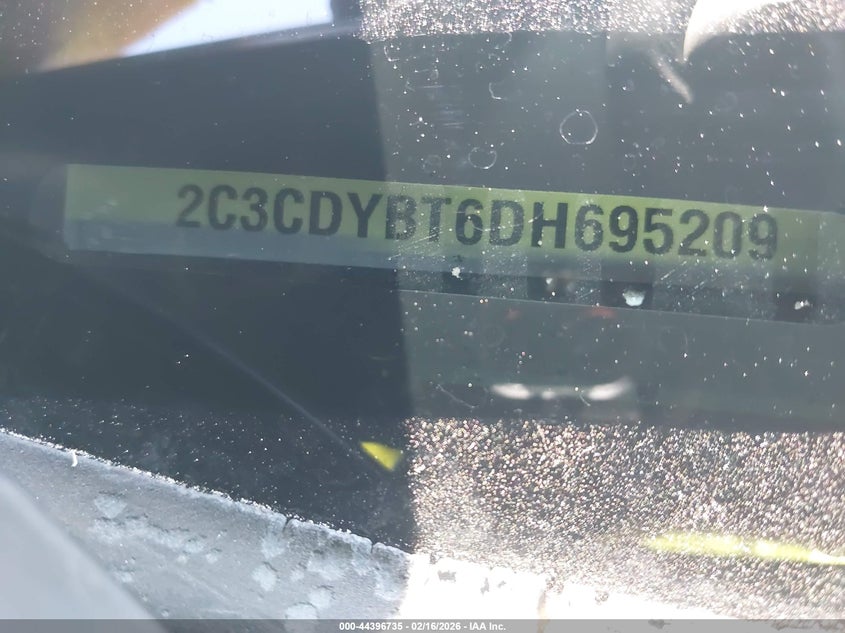 2013 Dodge Challenger R/T Classic VIN: 2C3CDYBT6DH695209 Lot: 44396735
