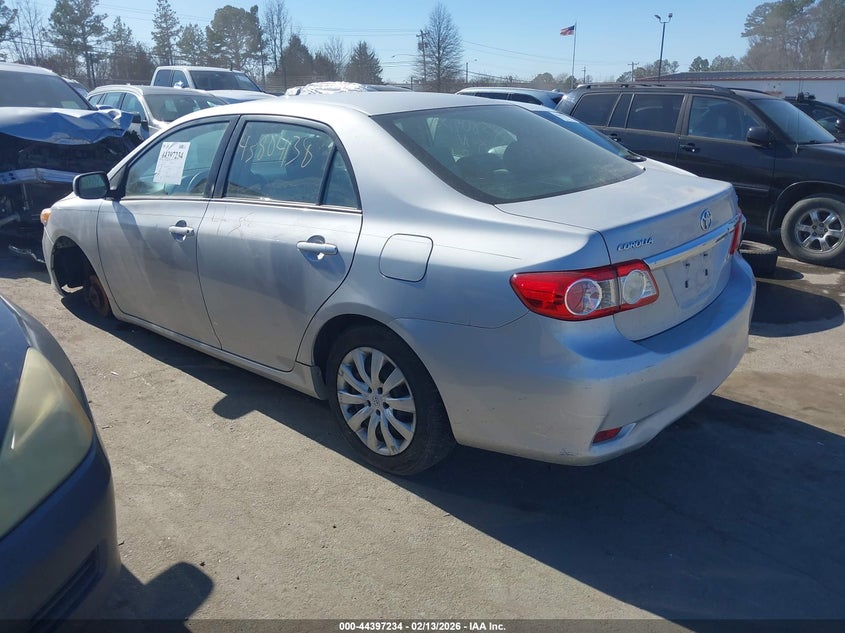 2012 Toyota Corolla 1.8 Le silver Lot 111044397234 Vin 2T1BU4EE9CC903265