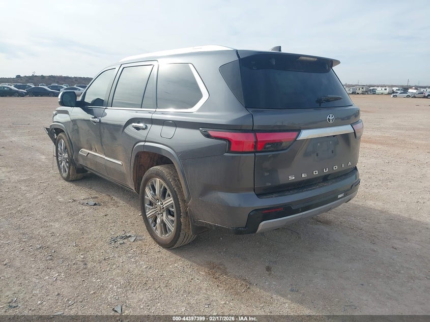 Vin: 7svaaaba7tx075292, lot: 44893966, toyota sequoia capstone 20263