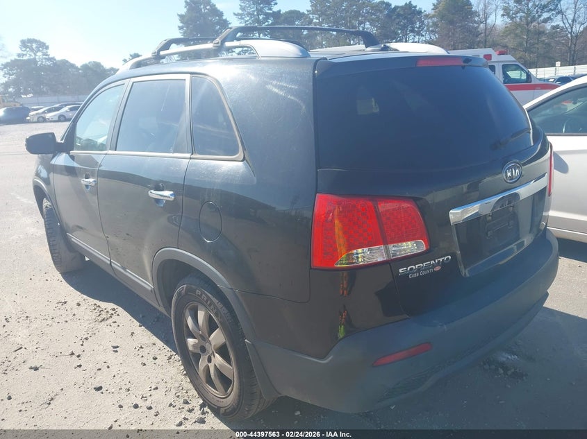 Vin: 5xykt4a15bg014231, lot: 44894130, kia sorento lx 20113