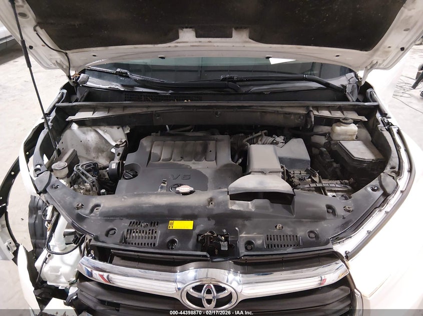 2015 Toyota Highlander Xle V6 VIN: 5TDJKRFH1FS212895 Lot: 44398870